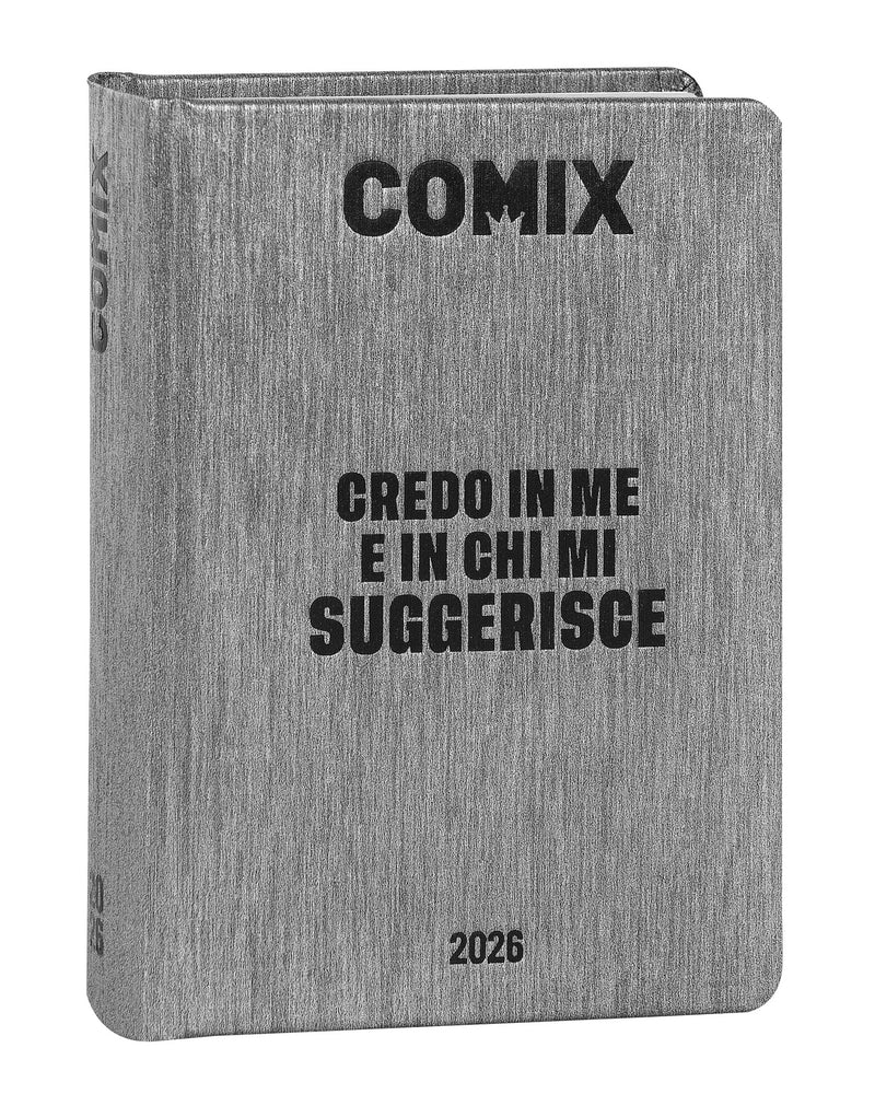 Diario Comix 16 Mesi 25/26 Mini Gear Black