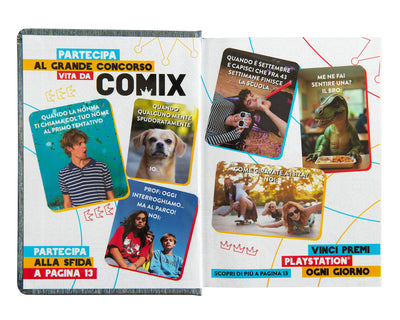 Diario Comix 16 Mesi 25/26 Mini Gear Black