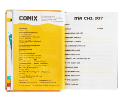Diario Comix 16 Mesi 25/26 Mini Gold