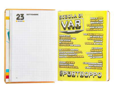 Diario Comix 16 Mesi 25/26 Mini Gold