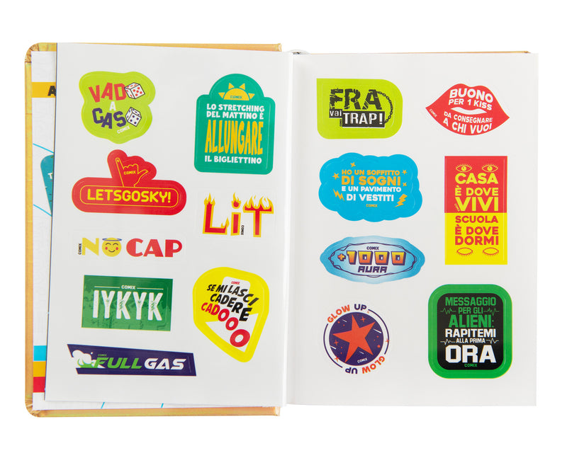 Diario Comix 16 Mesi 25/26 Mini Gold