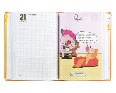 Diario Comix 16 Mesi 25/26 Mini Gold