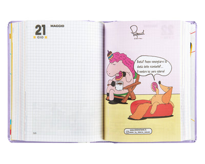Diario Comix 16 Mesi 25/26 Mini Lilla