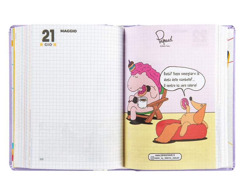 Diario Comix 16 Mesi 25/26 Mini Lilla