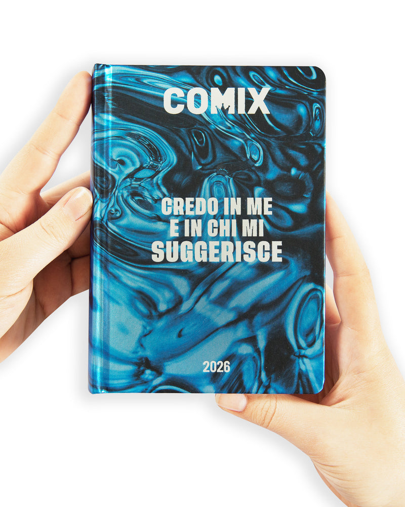 Diario Comix 16 Mesi 25/26 Mini Metallic Fluid