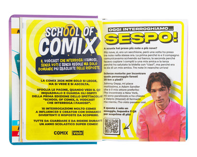 Diario Comix 16 Mesi 25/26 Mini Sunrise Sky