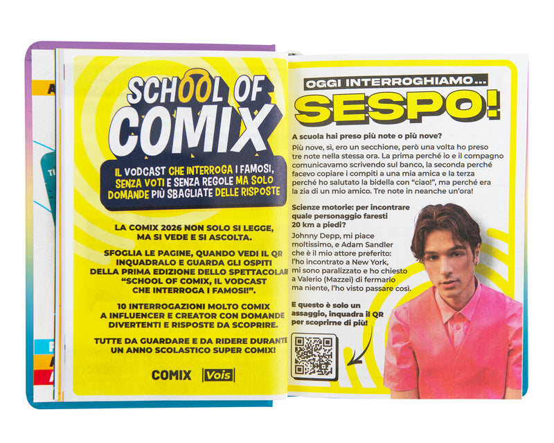 Diario Comix 16 Mesi 25/26 Mini Sunrise Sky