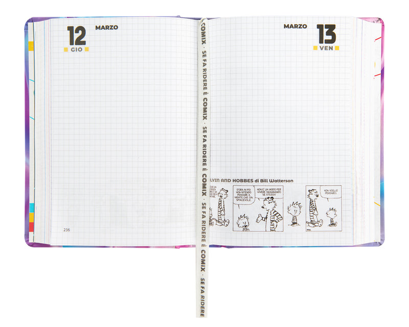 Diario Comix 16 Mesi 25/26 Mini Silky Wave