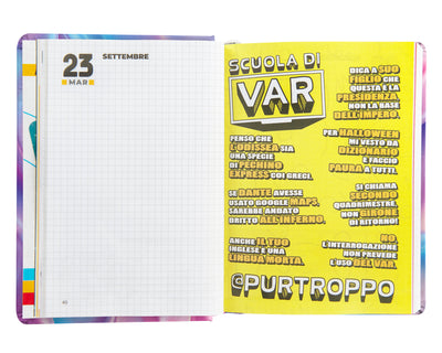 Diario Comix 16 Mesi 25/26 Mini Silky Wave