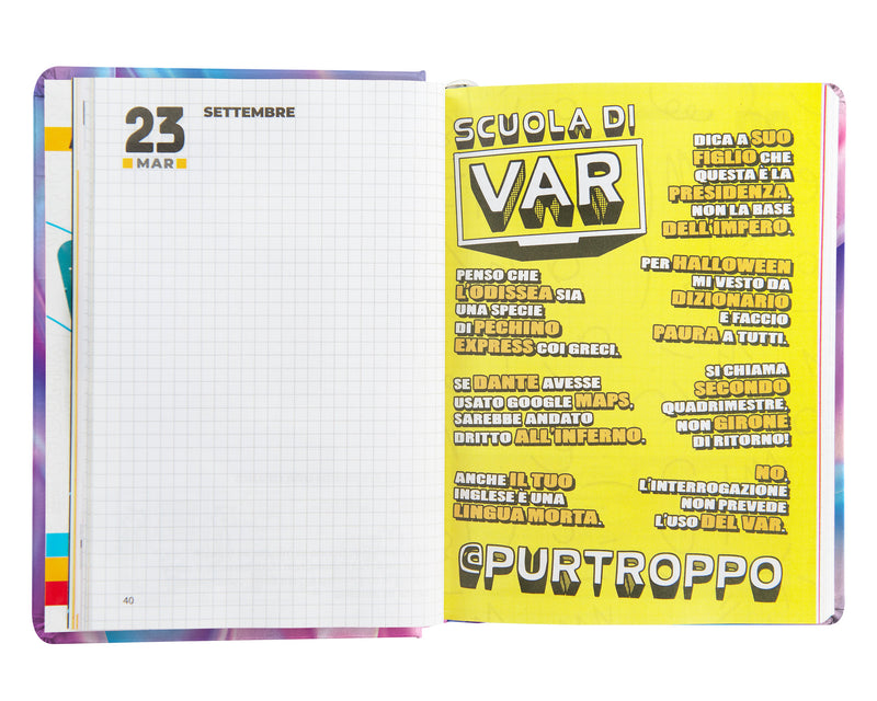 Diario Comix 16 Mesi 25/26 Mini Silky Wave