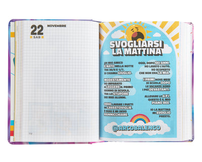 Diario Comix 16 Mesi 25/26 Mini Silky Wave