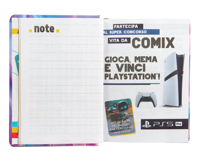 Diario Comix 16 Mesi 25/26 Mini Silky Wave