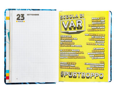 Diario Comix 16 Mesi 25/26 Mignon Metallic Fluid