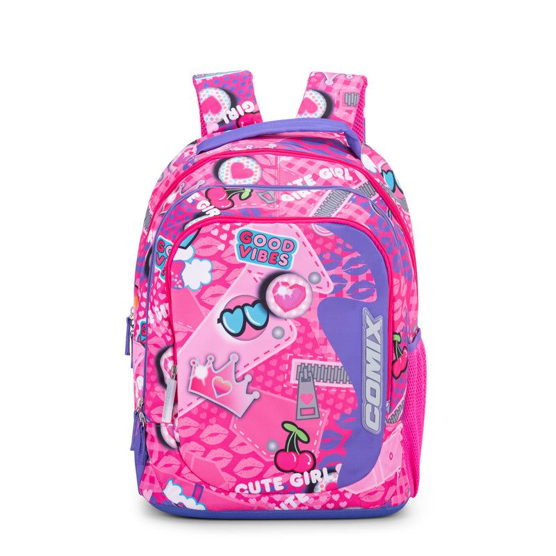 Zaino Organizzato Comix Wave Pins Girl