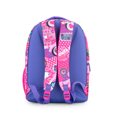 Zaino Organizzato Comix Wave Pins Girl