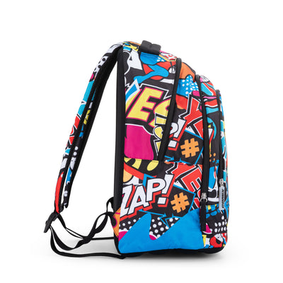 Zaino Organizzato Comix Wave Street Word