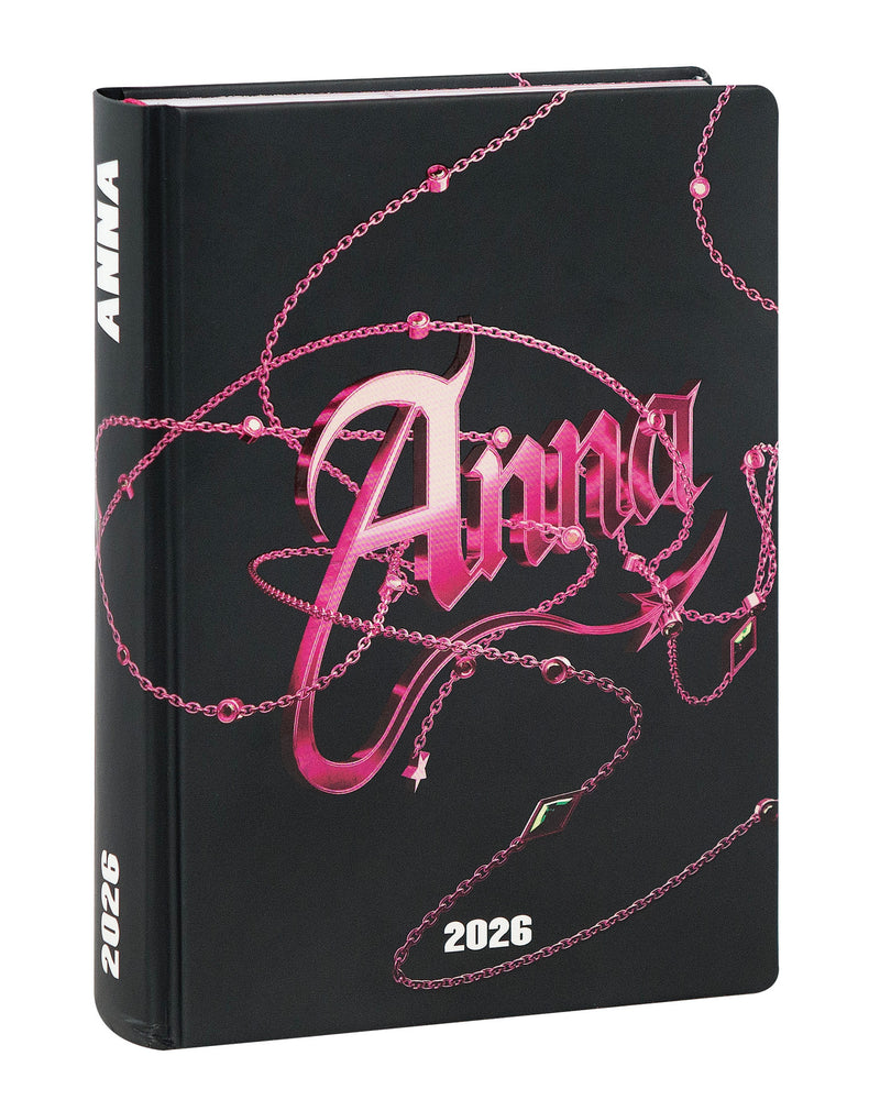 Diario 16 Mesi 25/26 Medium Anna Pepe Black