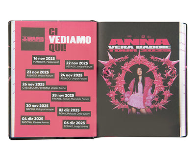 Diario 16 Mesi 25/26 Medium Anna Pepe Black