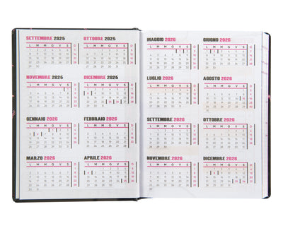 Diario 16 Mesi 25/26 Medium Anna Pepe Black