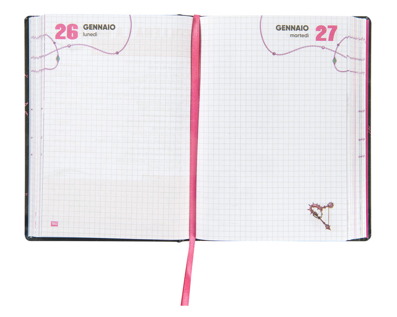 Diario 16 Mesi 25/26 Medium Anna Pepe Pink