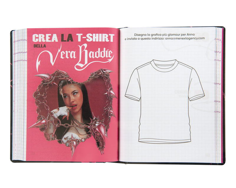 Diario 16 Mesi 25/26 Medium Anna Pepe Pink