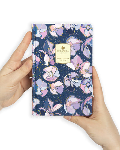 Agenda Settimanale 13 Mesi Turnowsky Dark Flowers