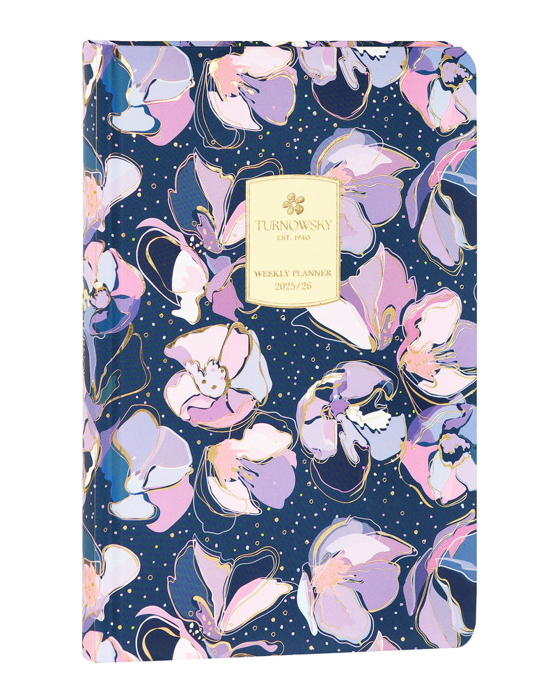Agenda Settimanale 13 Mesi Turnowsky Dark Flowers