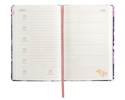 Agenda Settimanale 13 Mesi Turnowsky Dark Flowers