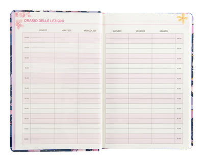 Agenda Settimanale 13 Mesi Turnowsky Dark Flowers
