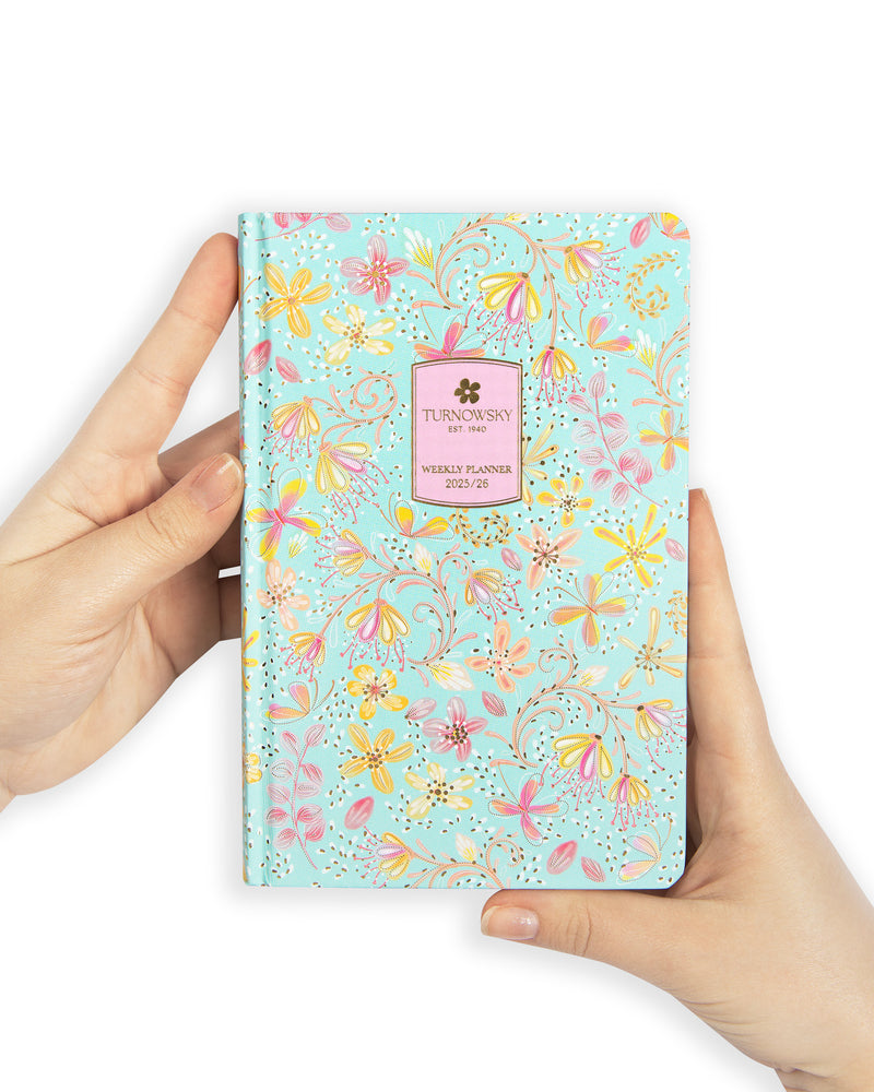 Agenda Settimanale 13 Mesi Turnowsky Summer Flowers