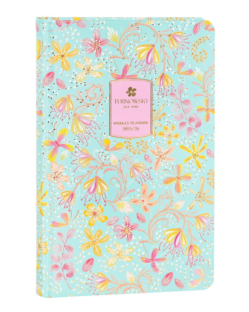 Agenda Settimanale 13 Mesi Turnowsky Summer Flowers