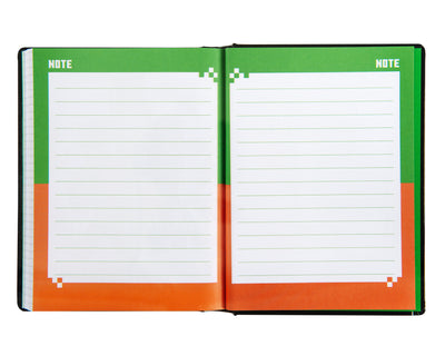Diario 12 Mesi 25/26 Standard Non Datato Pixel Minecraft Black