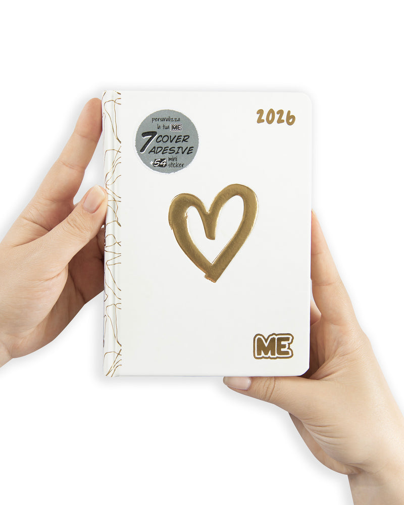 Diario 16 Mesi 25/26 Medium Love Luxury Me