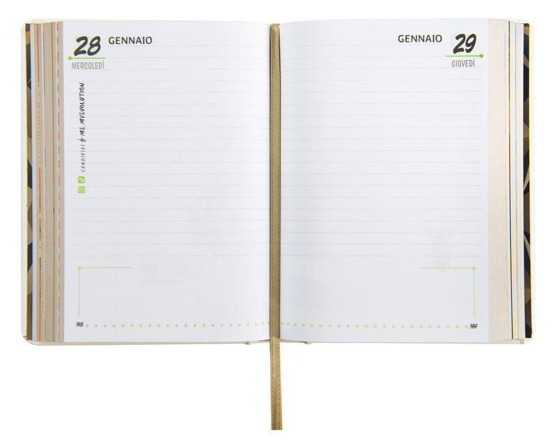 Diario 16 Mesi 25/26 Medium Love Luxury Me