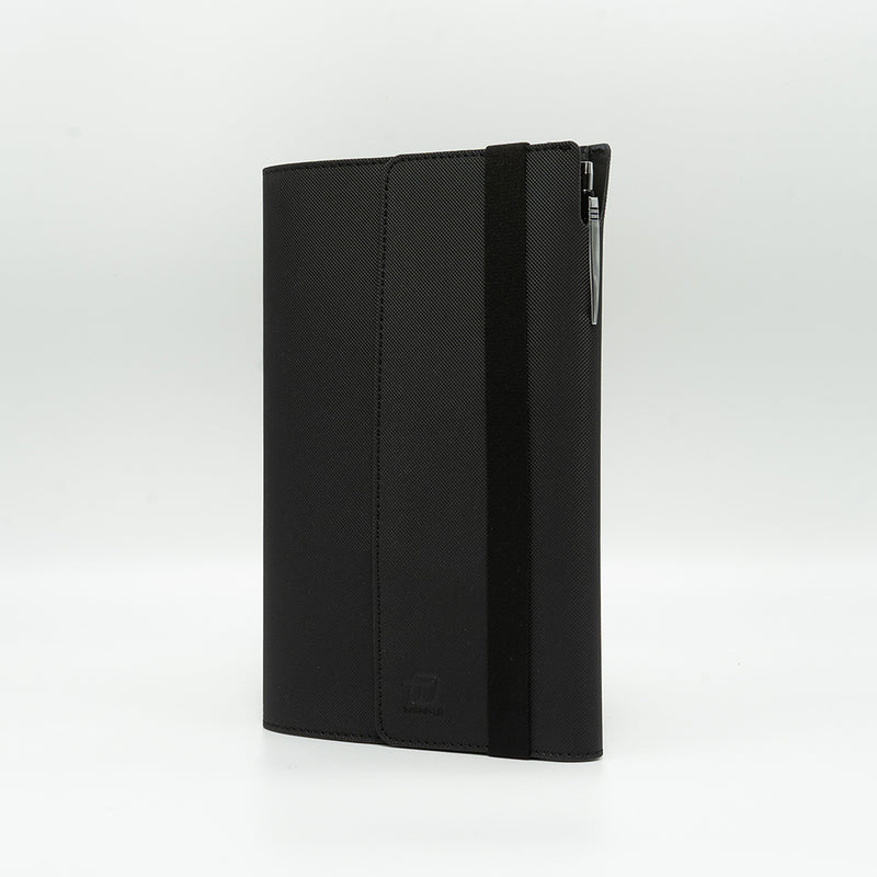 Agenda 12 Mesi Giornaliera Intercambiabile Bold Style Rigato Nero 15 x 21 cm