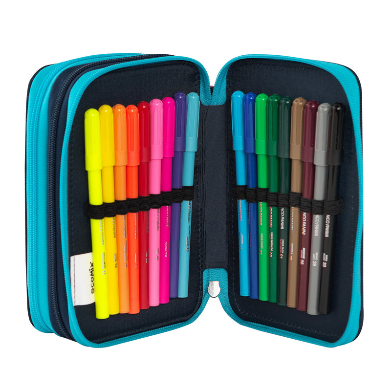 Astuccio 3 Zip Allover Scomix