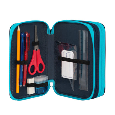 Astuccio 3 Zip Allover Scomix