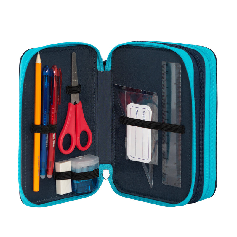 Astuccio 3 Zip Allover Scomix