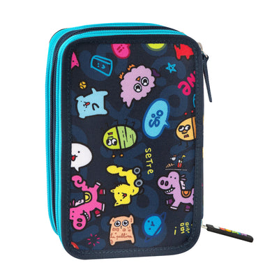 Astuccio 3 Zip Allover Scomix