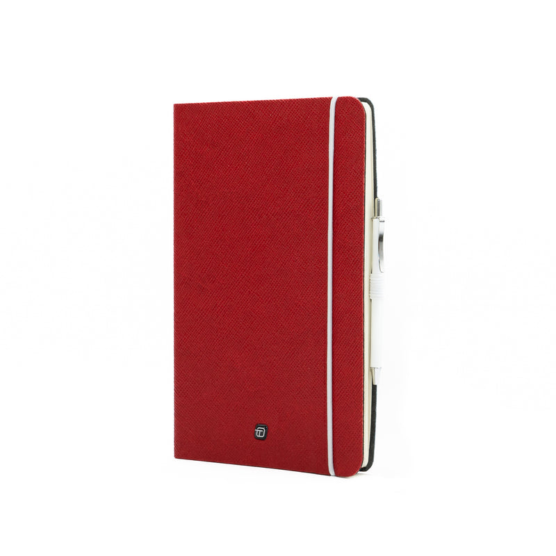 Agenda 12 Mesi Intempo Cartesio Settimanale in Similpelle con Elastico e Penna Blu 13 x 21 cm - 2026