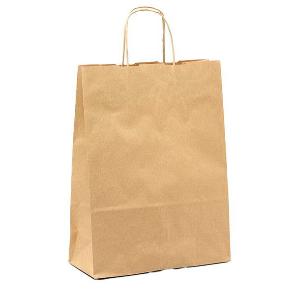 Borsa in Carta Kraft Avana 36 x 12 x 41 cm