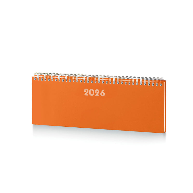 Planning Intempo Bulk 2026 Settimanale Arancio 30 x 12 cm