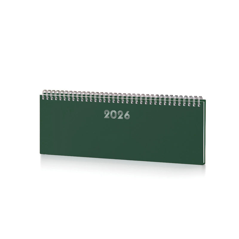 Planning Intempo Bulk 2026 Settimanale Verde 30 x 12 cm