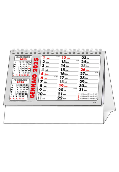 Calendario da Tavolo Classic 21 x 14 cm