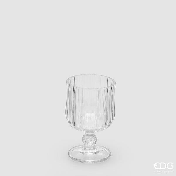 Calice Trasparente a Righe 11,6 x 7 cm