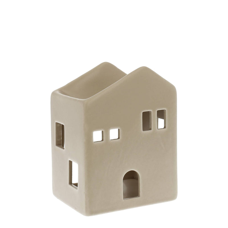 Brucia Essenze in Ceramica Sabbia Casa 9 x 7 x 12 cm