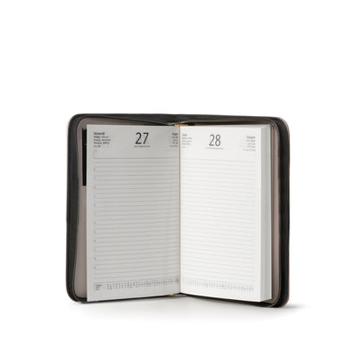 Agenda 12 Mesi Giornaliera 2026 Intempo Gate Femme Intercambiabile con Zip in Similpelle Beige 15 x 21 cm