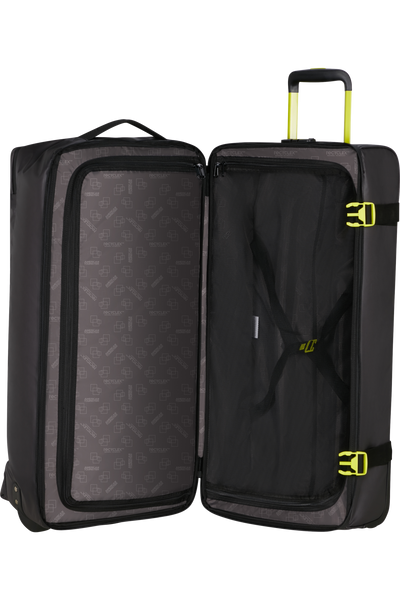 Borsone con Ruote American Tourister Urban Track L Coated Black e Lime