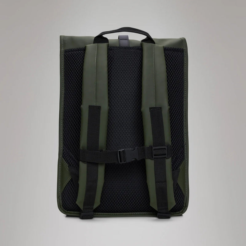Zaino RAINS Rolltop Rucksack Large Impermeabile W3 Green