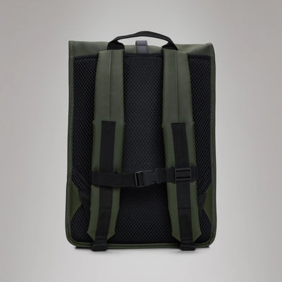 Zaino RAINS Rolltop Rucksack Impermeabile W3 Green